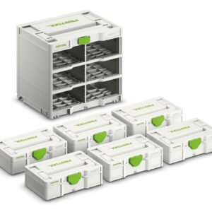Festool Systainer³ Rack SYS3-RK/6 M 337-Set