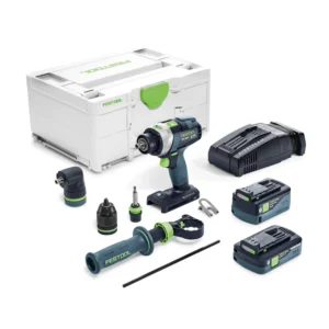 Festool Cordless Drill QUADRIVE TPC 18/4 HPC 4.0 I-Set