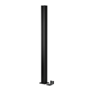 90 Degree Corner Post 5' Textured Black