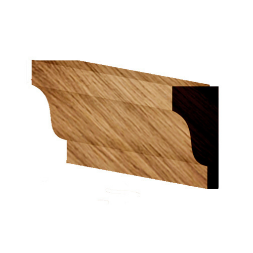 1/2" x 3/4" Oak Crown Moulding