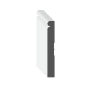 1/2" x 4" MDF Baseboard – Beaded