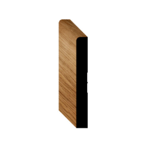 1/2" x 4" Oak Bullnose Baseboard