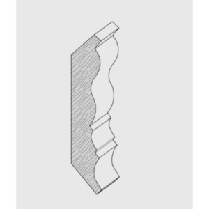 4" Oak Cornice