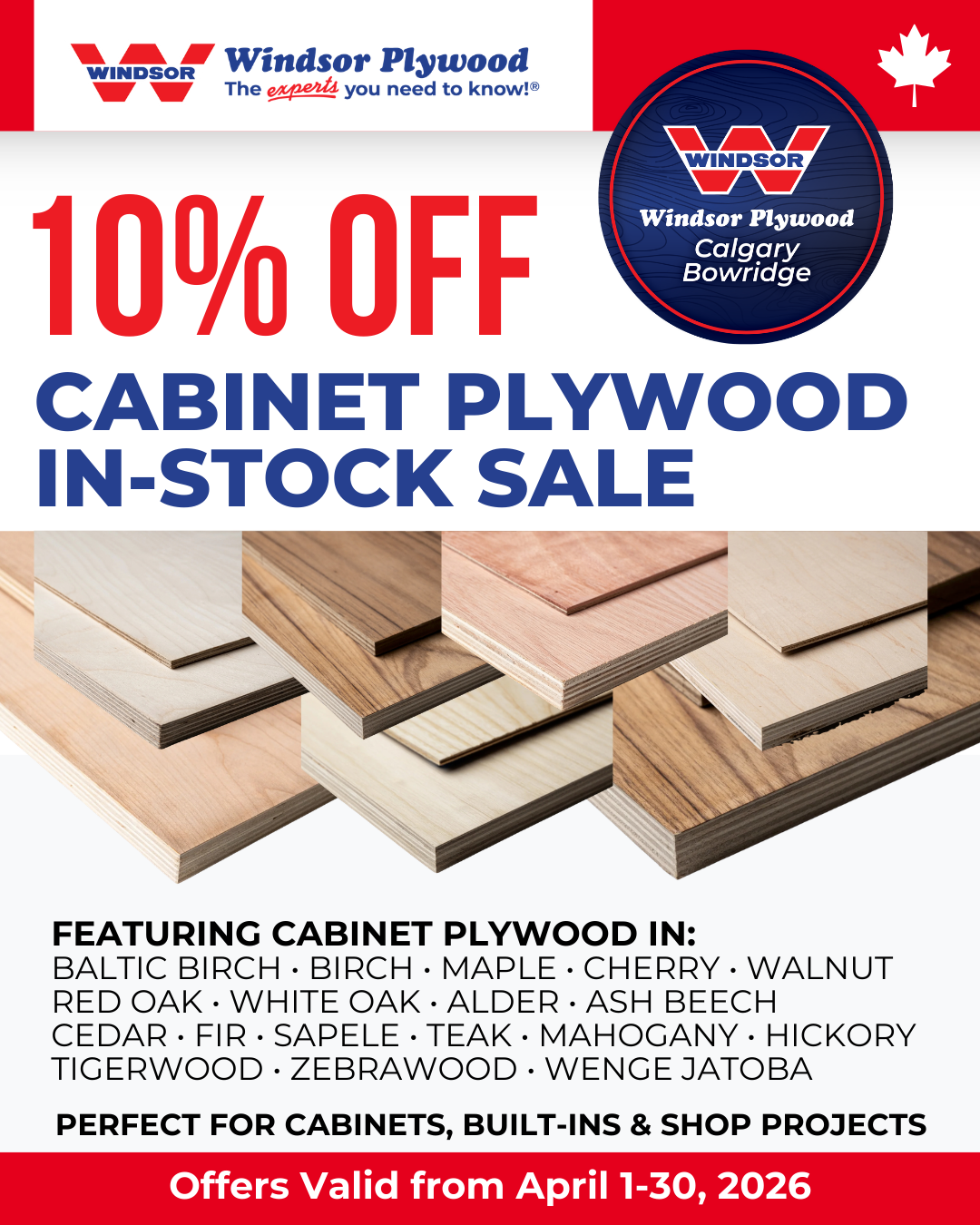 MARCH MOULDING MADNESS CALGARY BOWRIDGE